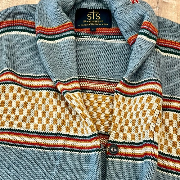 STS Ranchwear Tularosa Sweater Cardigan Grey - Picture 9 of 12